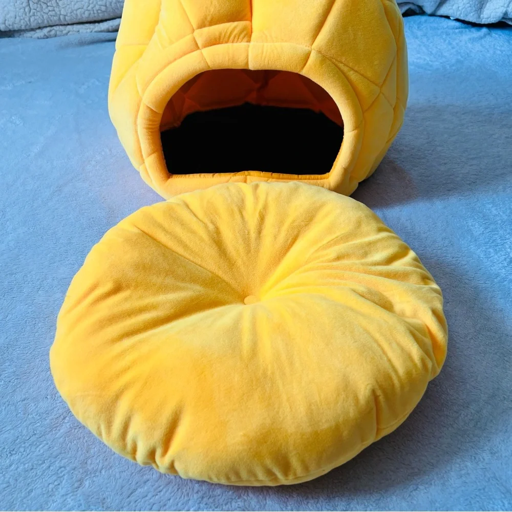 Pineapple Small Pet Bed (NWOT)